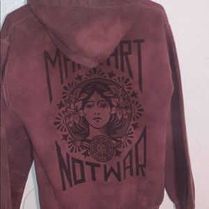 obey acid wash purple hoodie